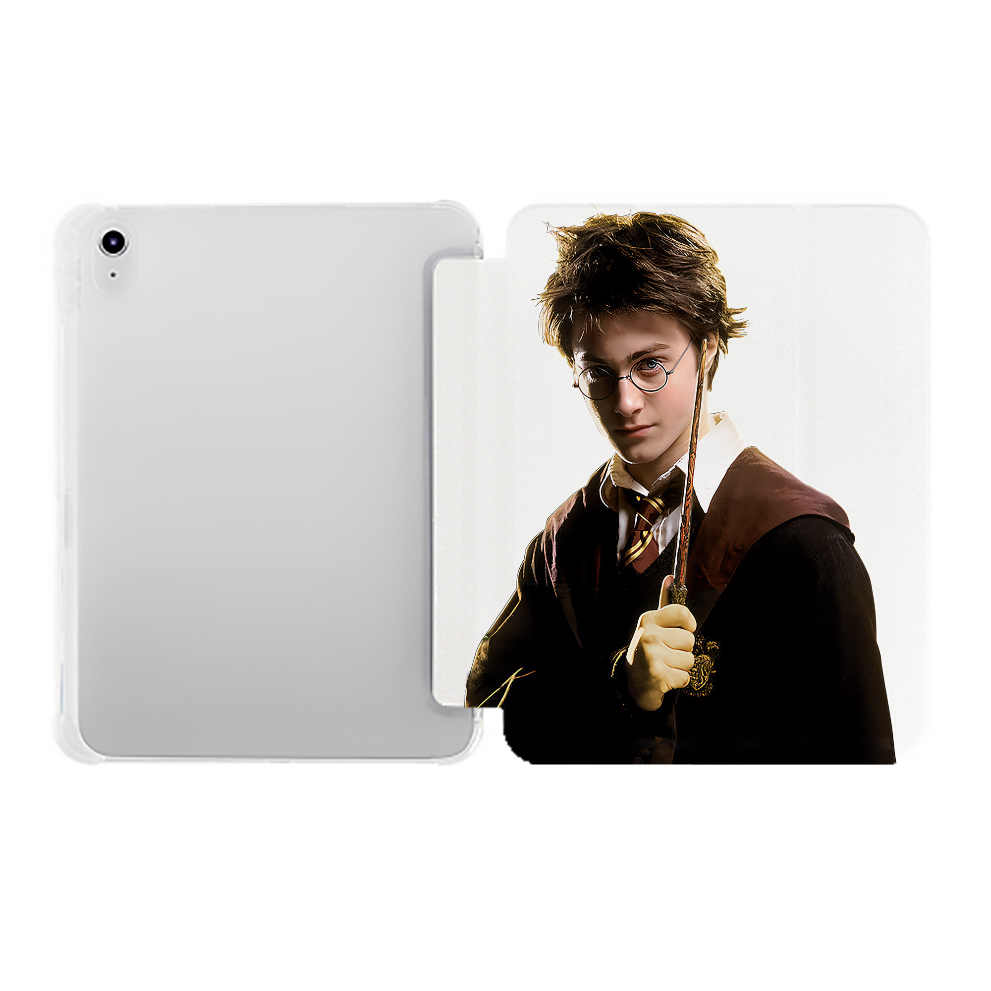（画像用） Harry Potter ハリー・ポッターシリーズ IPad ケース ペン収納付き 三つ折りスタンド PUレザー×シリコン 対応機種9.5/10.5/10.9インチ